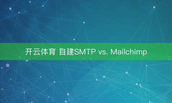 开云体育 自建SMTP vs. Mailchimp